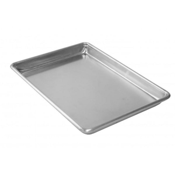 Gridmann 6 Teglie In Alluminio Per Forno - Grado Commerciale, Calibro 18, Dimensioni 40,6x55,2 Cm, Bordi Rinforzati