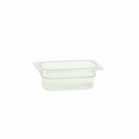 Clear Polycarbonate GN 1/9 Gastronorm Food Pan Container 65mm