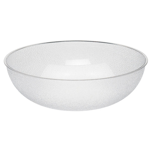 19.1L Clear Polycarbonate Pebbled Bowl