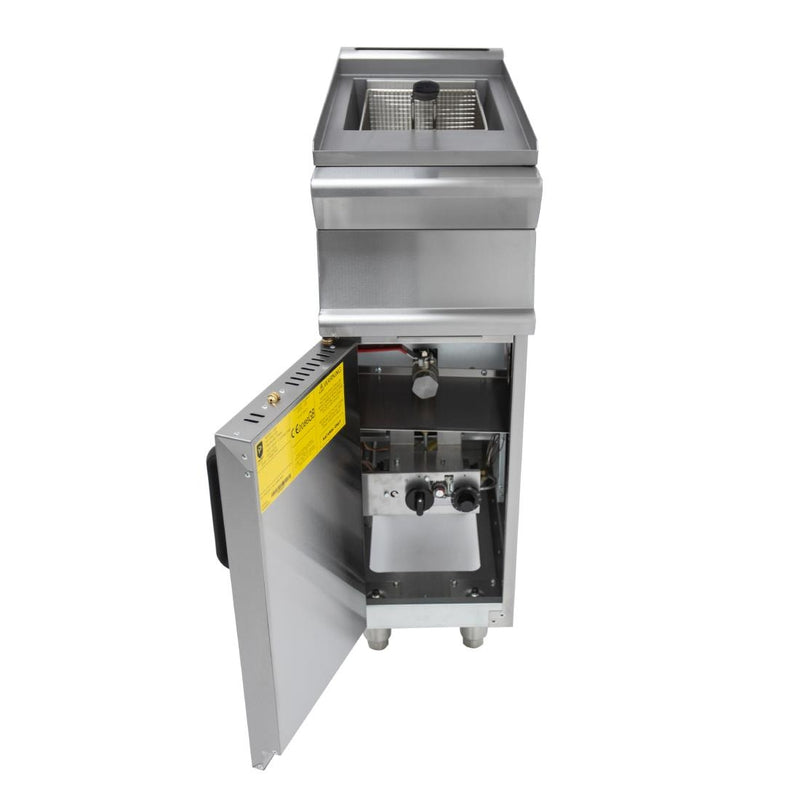 Parry Single Tank Single Basket Free Standing Natural Gas Fryer GSF