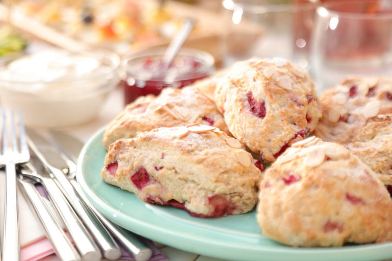 Strawberry Scones Recipe Makes 8