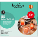 Bolsius Relight 30 Hour Orange Candle Refills (Pack of 80)