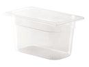 1/4 One Fourth Size Polypropylene Gastronorm Container