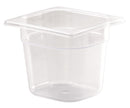 1/6 One Sixth Size Polypropylene Gastronorm Container
