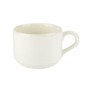 Fine Dining Porcelain Stacking Tea Cup 200ml/7oz (Pack of 12)