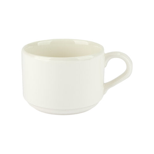 Fine Dining Porcelain Stacking Tea Cup 200ml/7oz (Pack of 12)
