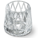 Bolsius Relight Diamond Glass Holder (Pack of 6)