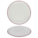 Modest Maroon Coupe Plate 28.5cm / 11 ¼" - Pack of 12