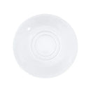 Porzellan-Untertasse, 15 cm, Doppelmulde, 6 Stück