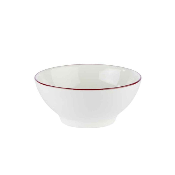 Modest Maroon Footed Bowl 14cm / 5 ½" - 450ml / 15 ¾oz - Pack of 12