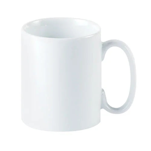 Porcelite Straight Sided Mug 340ml / 12oz - Pack of 6