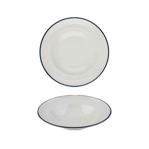 Modest Navy Pasta Plate 28cm / 11