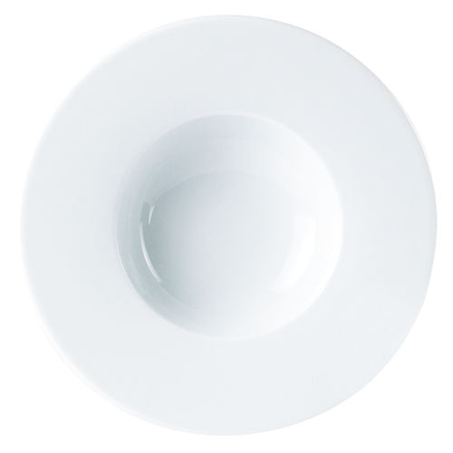 Porcelite Standard Wide Rim Pasta Plates 27cm (30cl) / 10 ½" (11 oz) - Pack of 6
