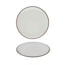 Modest Brown Coupe Plate 25cm / 9 ¾" - Pack of 12