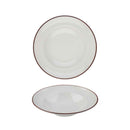 Modest Brown Pasta Plate 25cm / 9 ¾" - 420ml /  17 ¾oz - Pack of 12