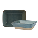 Rustico Jade Rectangular Dish - 17.8 x 12.5cm / 7" x 5" - Pack of 6