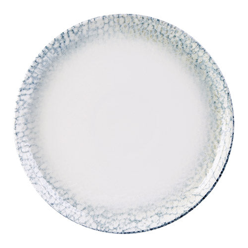 Enigma Ripple Fine China Coupe Plate 18cm / 7" - Pack of 6