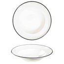 Modest Black Pasta Plate 28cm / 11" - 560ml / 19 ¾oz - Pack of 6