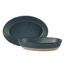 Rustico Aegean Oval Dish - 21 x 14cm / 20.25" x 5.5" - Pack of 6