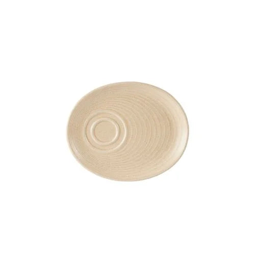 Rustico Nude Saucer / Side Plate 20cm x 17cm - 8″ x 6 ¾″ - Pack of 6