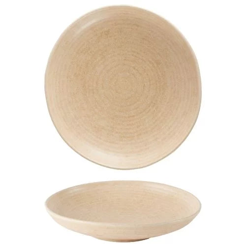 Rustico Nude Deep Plate 26cm / 10 ¼” - Pack of 6