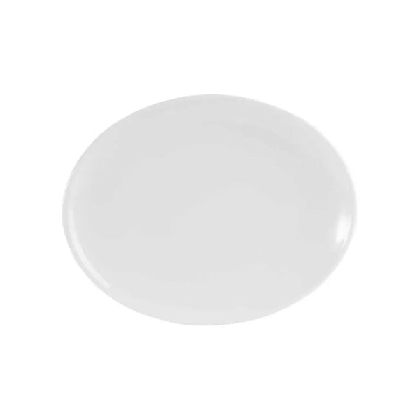 Elevate Fine China Oval Plate 25cm x 19cm / 9 ¾” x 7 ½” - Pack of 6