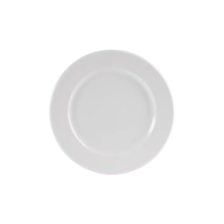 Elevate Fine China Rimmed Plate 23cm / 9″ - Pack of 6