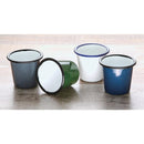 Olympia Emaille-Becher, Grau, 310 ml, 6 Stück
