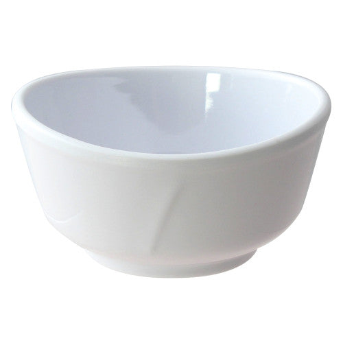 Klassische runde weiße Melaminschale 325 ml / 11 oz – 12er-Packung