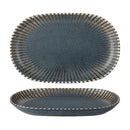Academy Fusion Flint Oval Serving Platter 28 x 18cm (11 x 7'') - Pack of 6