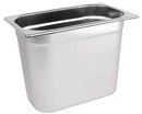 1/4 One Fourth Size Stainless Steel Gastronorm Container