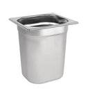 1/6 One Sixth Size Stainless Steel Gastronorm Container