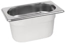 1/9 One Ninth Size Deep Stainless Steel Gastronorm Container