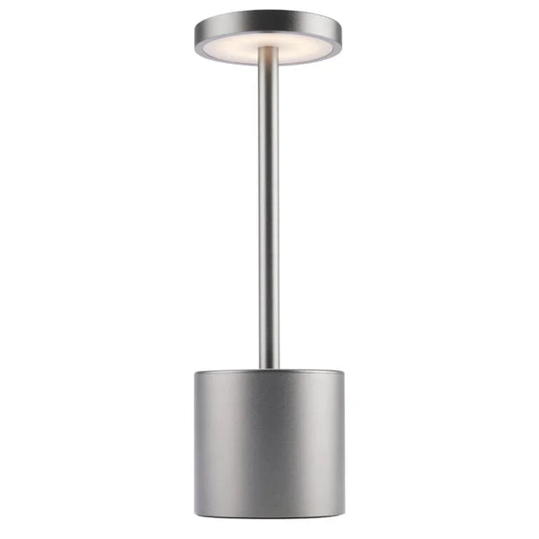 Tempo Grey LED Table Lamp 29cm / 11 ½″