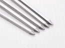 24" Square Kebab Skewer 8mm Stainless Steel - Pack of 6 (7418)