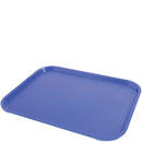 14" X 10" Blue P/P Fast Food Tray (7782)