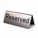 Rose Gold Reserved Sign Stainless Steel (7971)