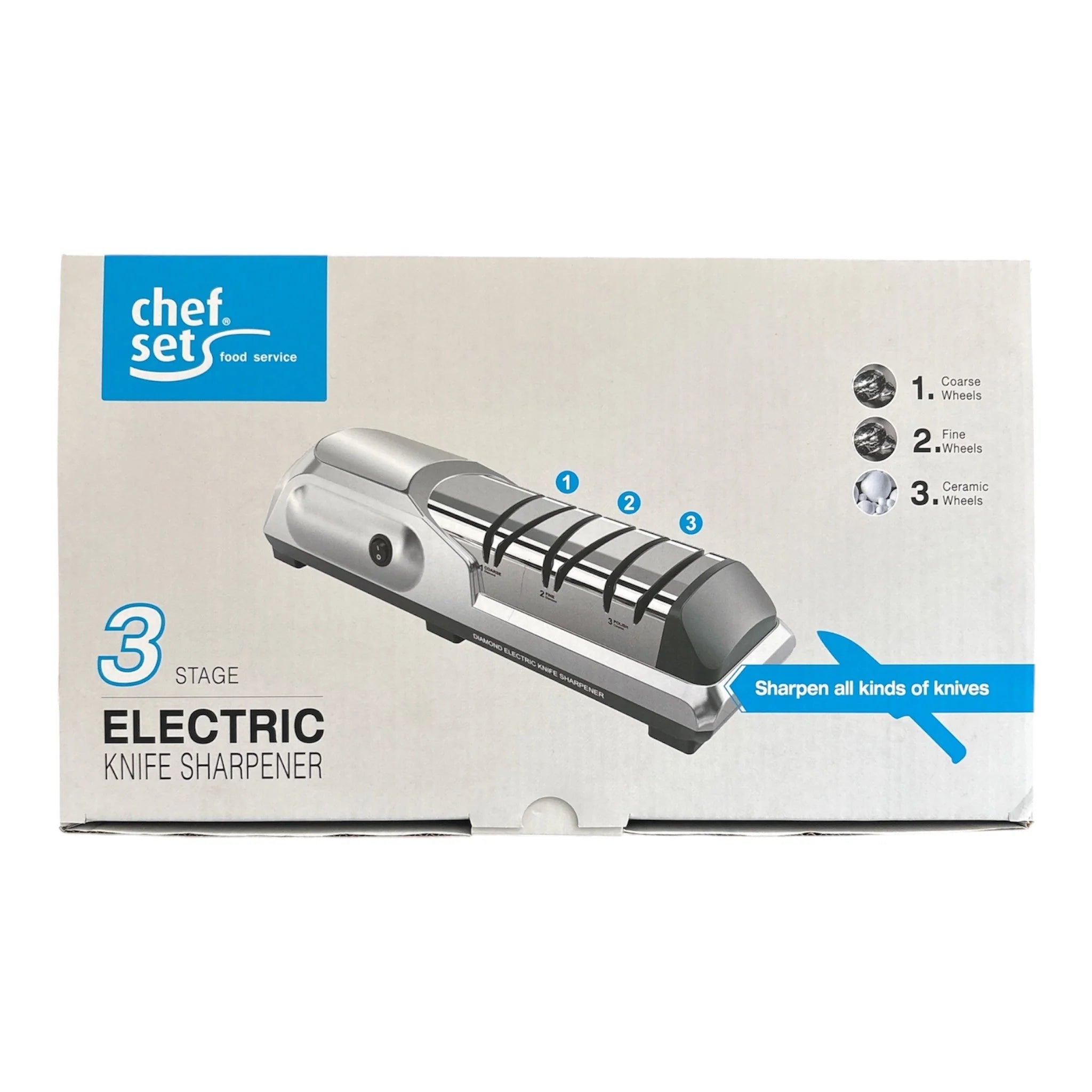 3 Stage Electric Diamond Knife Sharpener (8213)