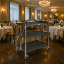 Pujadas 3 Shelf Foldable Service Trolley