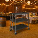 Pujadas 3 Shelf Foldable Service Trolley