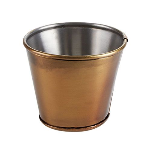 Brass Antique Sides Bucket 11cm