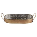 Combo Brass Antique Serving Platter 35cm