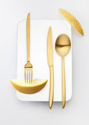 Eternum Orca Matt Gold Dessert Fork (Pack of 12)