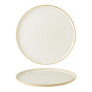Rustico Oyster Walled Dessert Plates 21cm / 8 ¼″ - Pack of 6