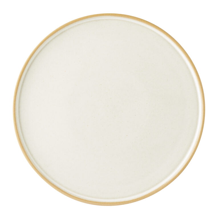 Rustico Oyster Walled Dinner Plates 26cm / 10 ″ - Pack of 6