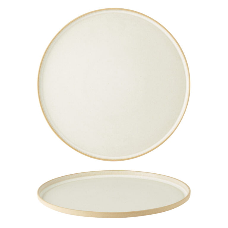 Rustico Oyster Walled Charger Plates 31cm / 12 ″ - Pack of 6