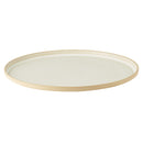 Rustico Oyster Walled Charger Plates 31cm / 12 ″ - Pack of 6