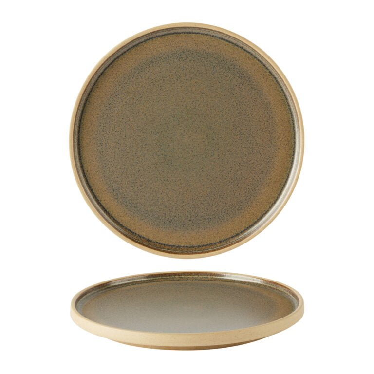 Rustico Fawn Walled Dessert Plate 21cm / 8 ¼″ - Pack of 6