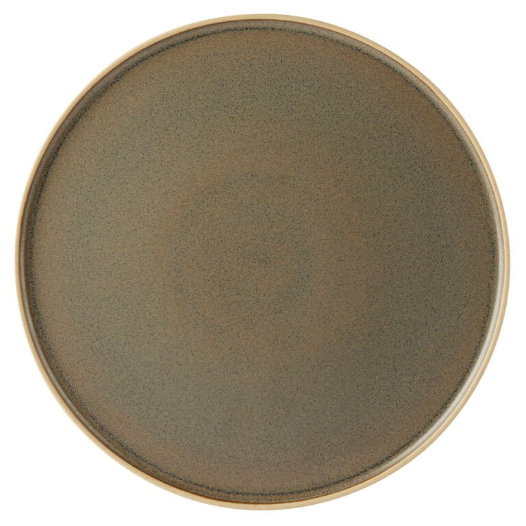 Rustico Fawn Walled Charger Plates 31cm / 12 ″ - Pack of 6