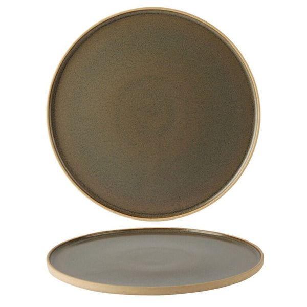 Rustico Fawn Walled Charger Plates 31cm / 12 ″ - Pack of 6